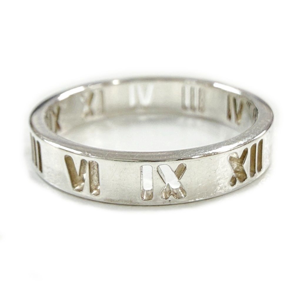 【中古】TIFFANY&Co. ティファニー シルバー アトラス リング 2.2g 925刻印 555795 リング・指輪