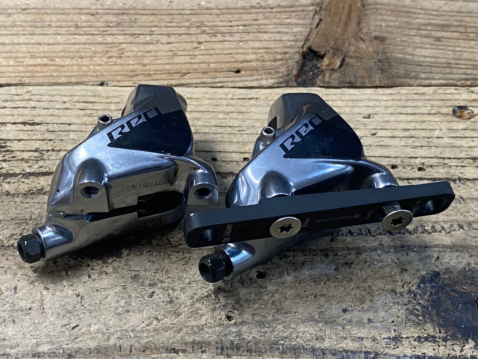 JP261 スラム SRAM RED D1 HRD DISC ブレーキキャリパー 前後セット