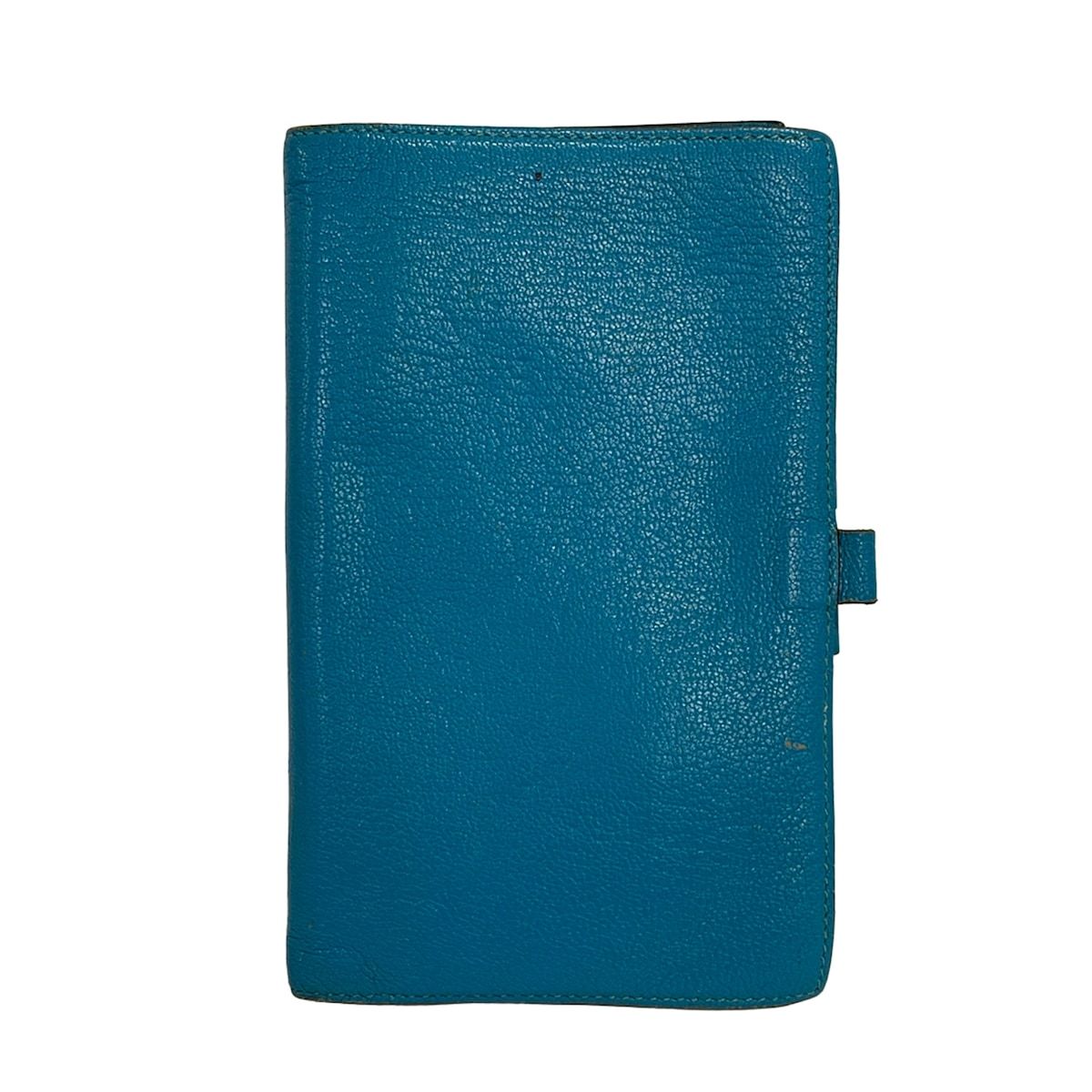 HERMES(エルメス) 手帳 ヴィジョン ブルーパオン イニシャル刻印