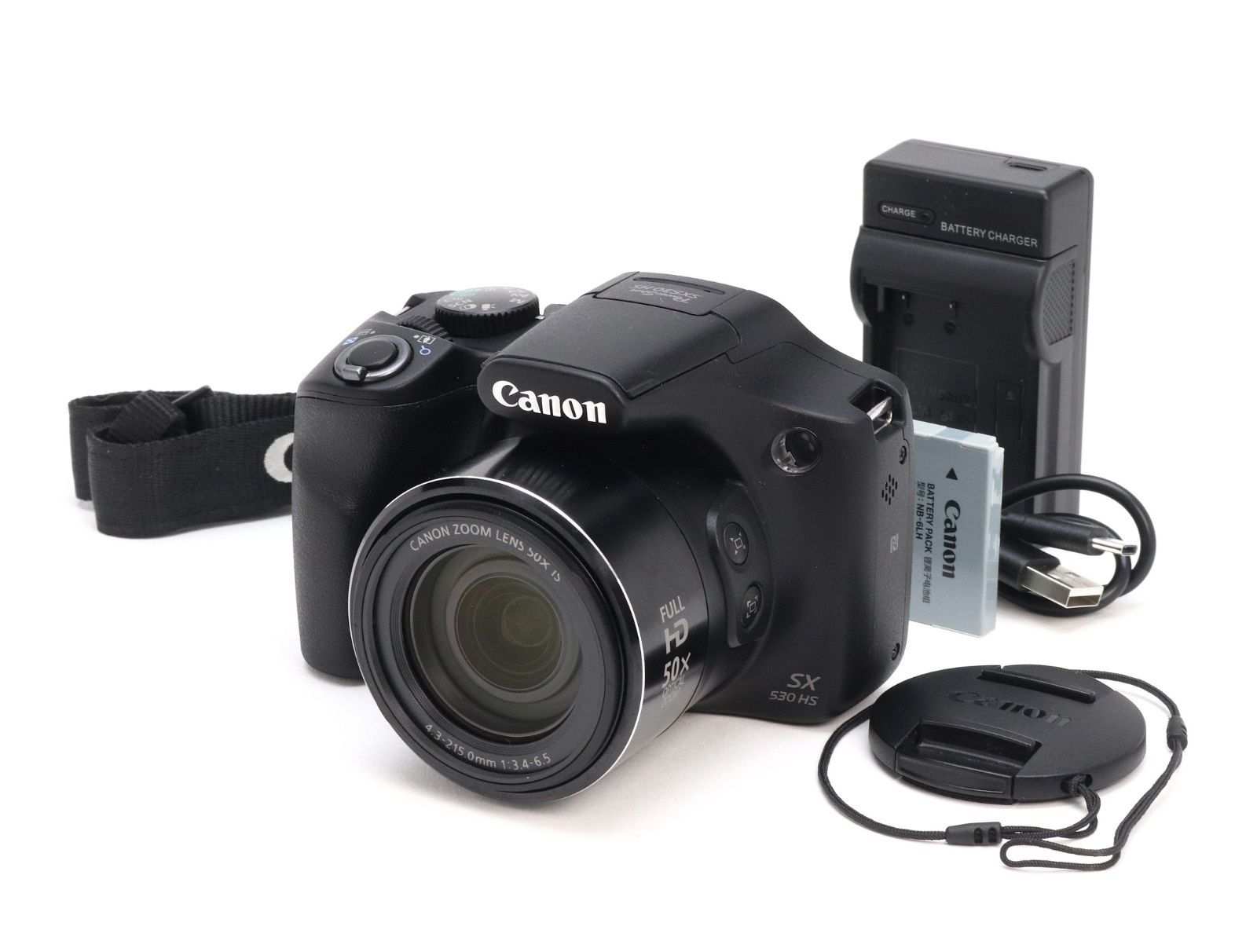 AA- (極上品) Canon キヤノン PowerShot SX530 HS 初期不良返品対応 55