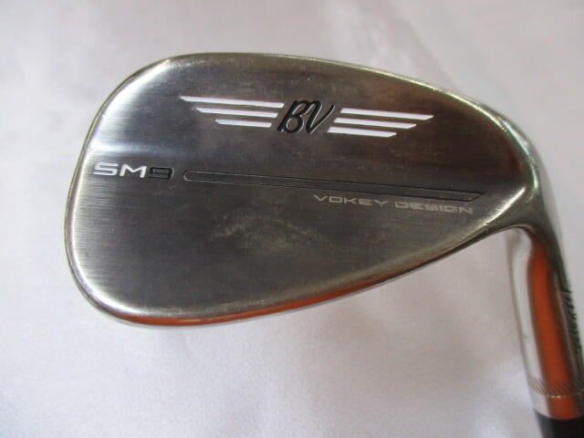 タイトリスト　VOKEY SM9 ブラッシュドスチール　52度　ダイナミックゴールド　WEDGEフレックス　ウェッジ　中古　ゴルフドゥ！浜松泉姫街道店【最短即日発送】