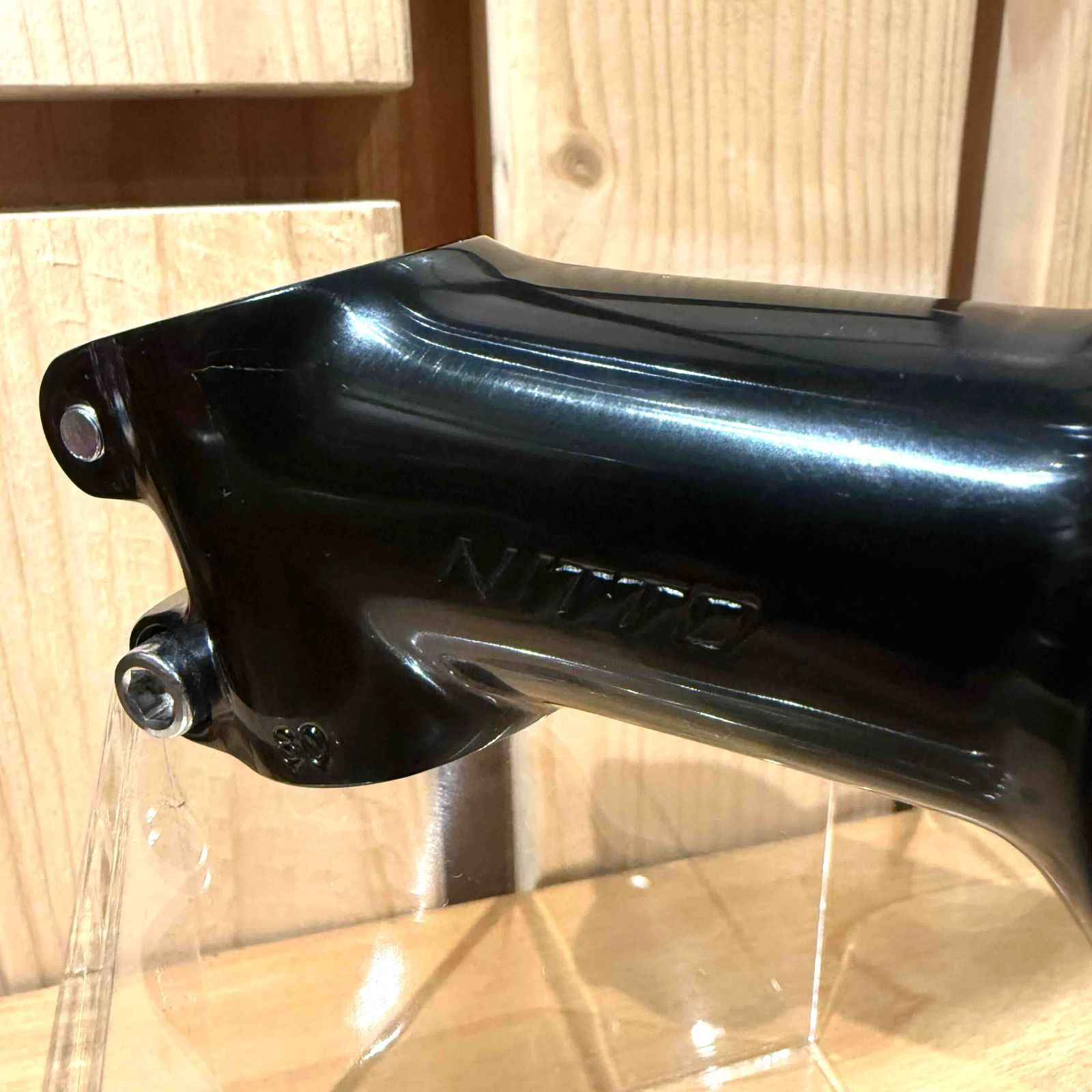 Used】Nitto 日東 UI-27 BX ステム 80mm 73° ブラック 31.8mm アルミ