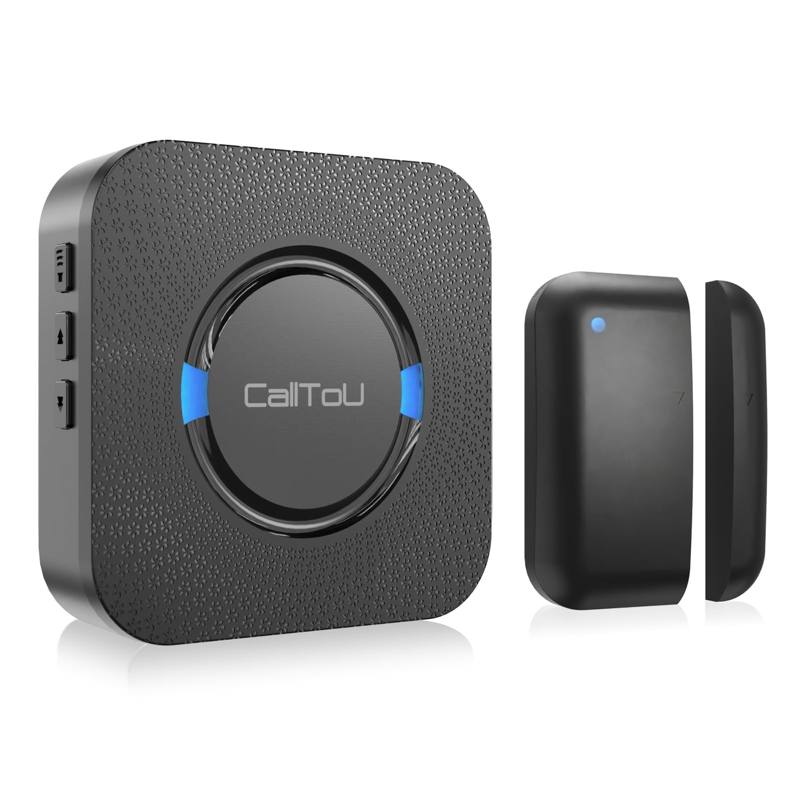 CallToU ドアベルセンサー 開閉センサー 自動ドア磁気 ドアと窓の盗難防止製品 玄関/ポーチの侵入検知 家庭/ガレージ/小売/アパート/オフィスでの使用 1受信機と1磁石センサーas 90087888