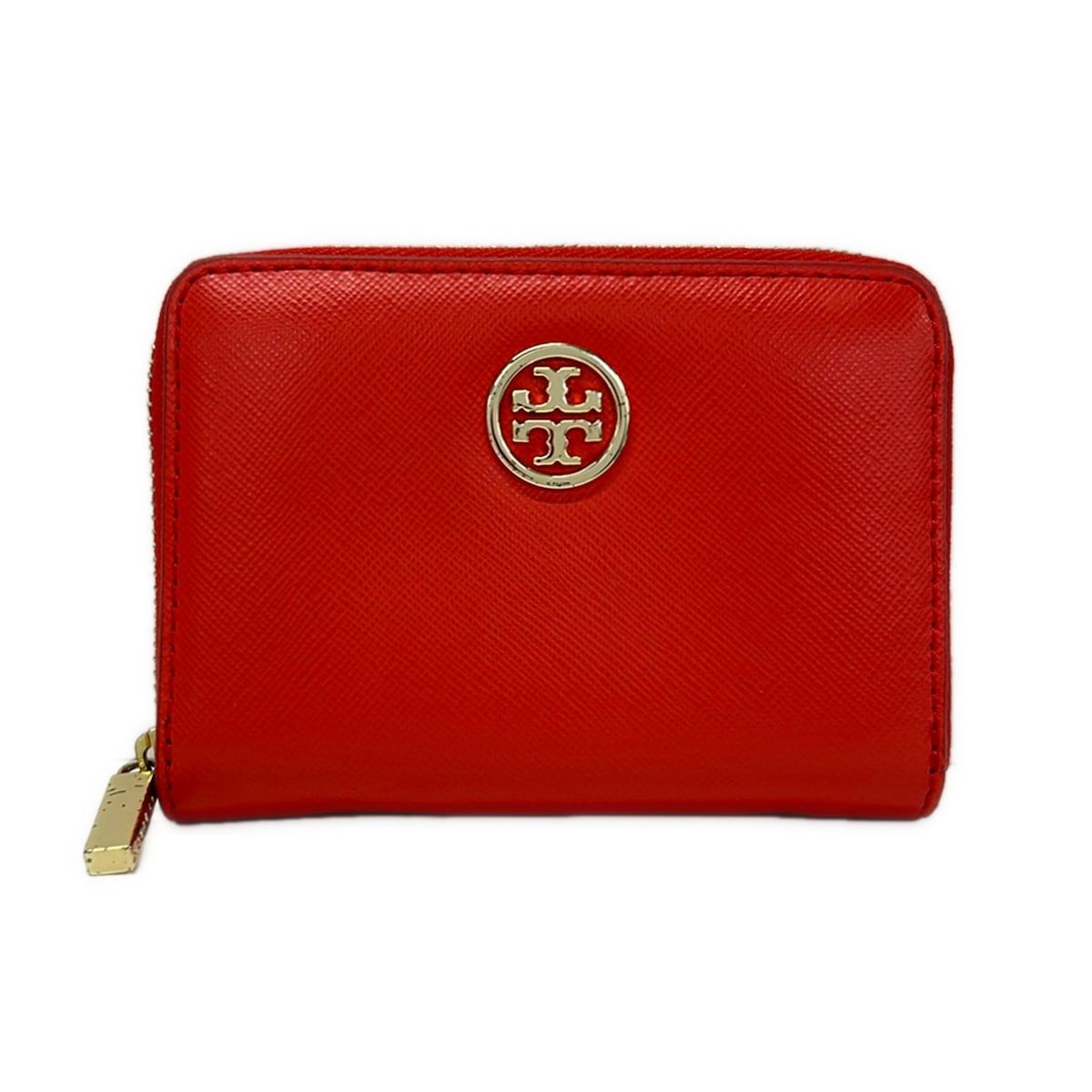 TORY BURCH(トリーバーチ) コインケース - レッド ラウンドファスナー 
