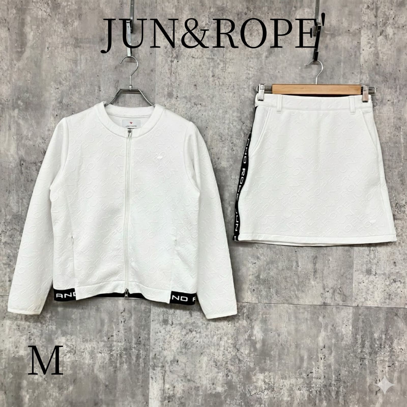 JUN&ROPE ジュンアンドロペ ゴルフウェア セットアップ 上下セット