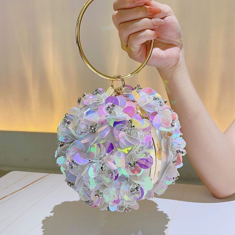 新品 レディース　ファッション　おしゃれ　海外 フェアリー 花 小柄 バッグ ハンドバッグ パーティー クラッチバッグ イブニング マッチング ドレス クラッチ ボール 56
