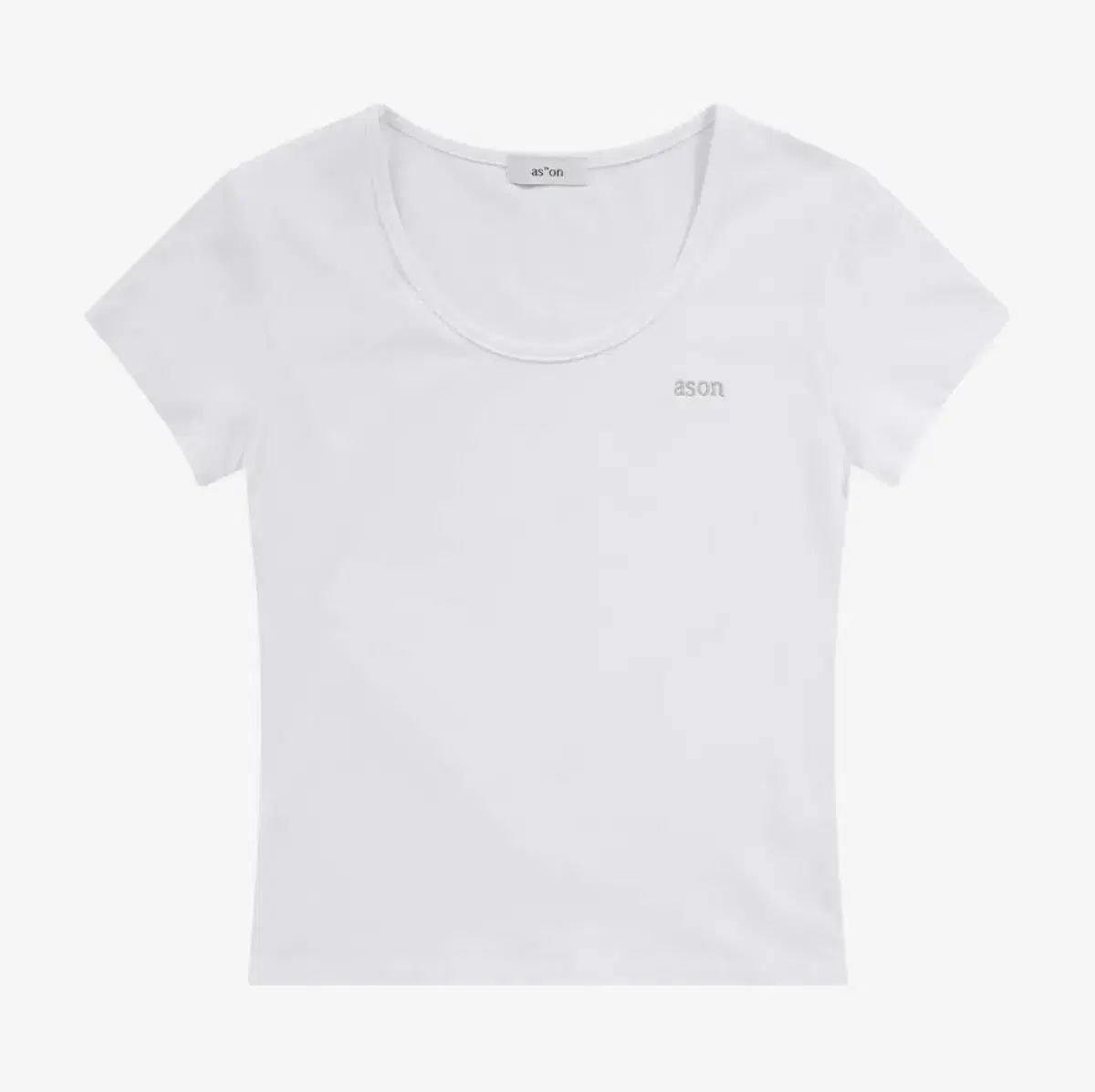 アズオン ason PLAIN SLIM TEE / WHITE