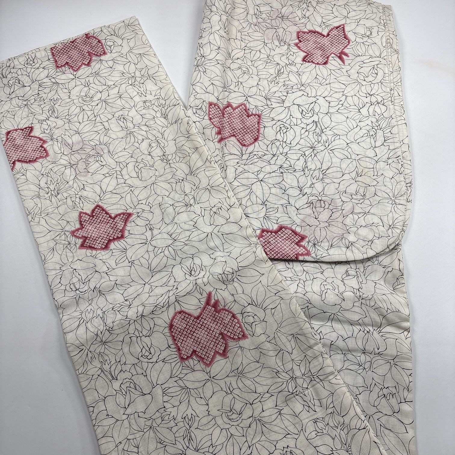 着物 夏物 7枚 着物まとめ売り【5233】同梱購入歓迎 リメイク用 着付け