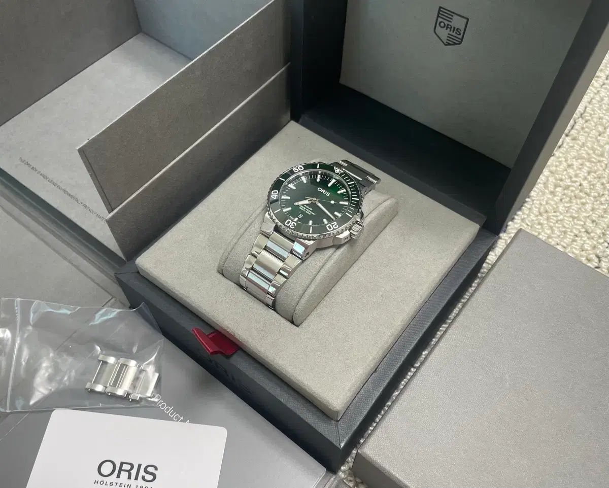 ORIS アクアストーン グリーン 43 5