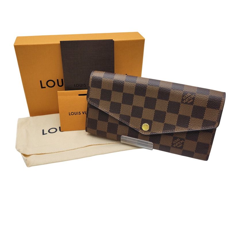 【中古品】 LOUIS VUITTON ルイ・ヴィトン N63209 ダミエ エベヌ ポルトフォイユサラ 財布 【179-260516-kh-13-izu】