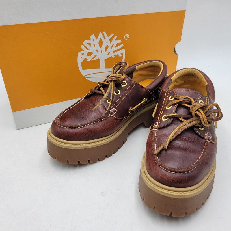 【中古品】 TIMBERLAND ティンバーランド TB0A2QDMD57 WOMEN'S STONE STREET BOAT SHOES ストーン ストリート ボート シューズ 靴 【167-260516-kh-14-izu】