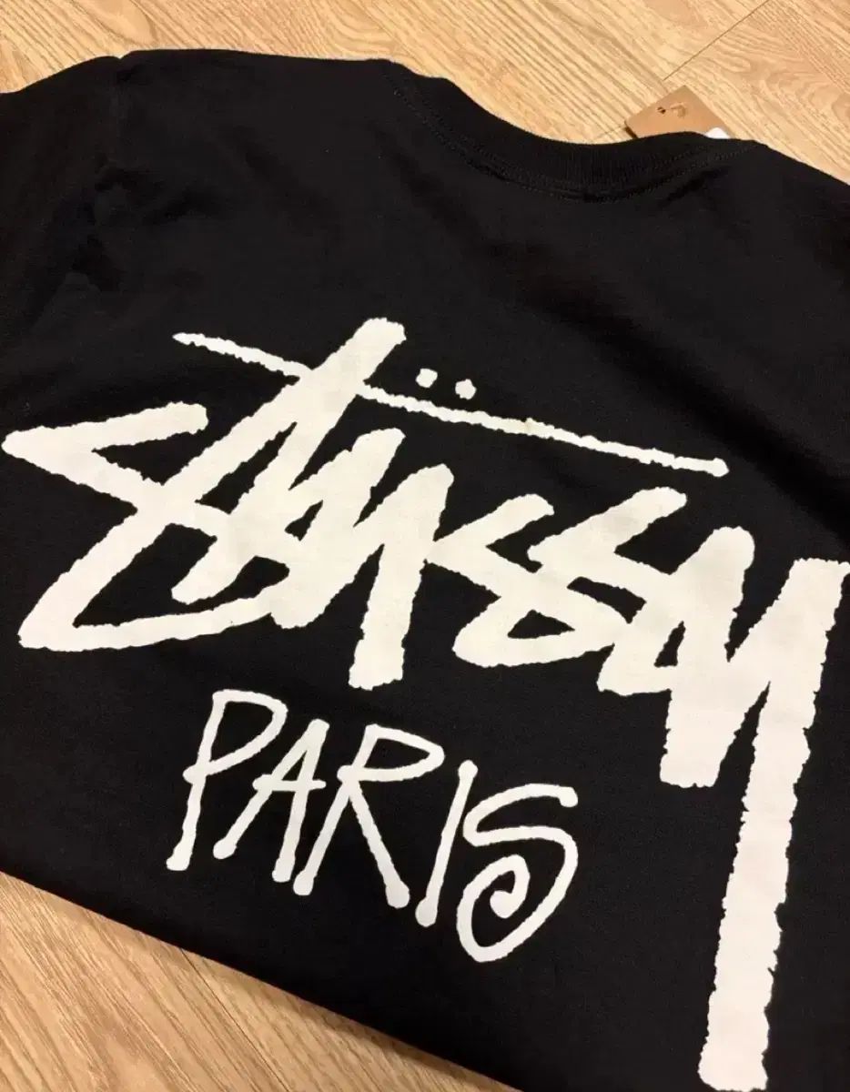 新品 STUSSY パリ 半袖Tシャツ (s)