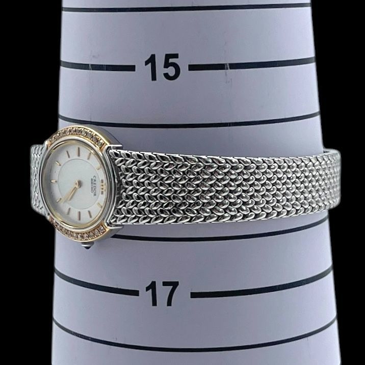 新品電池 稼働品 CREDOR SEIKO クレドール セイコー 18KT SS