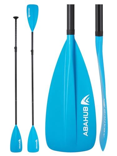 Abahub SUP パドル - 3ピース 調節可能なスタンドアップパドル - パドルボード用軽量オール、アルミニウム合金PUコーティングシャフト 172-213CMY 46b3aad3