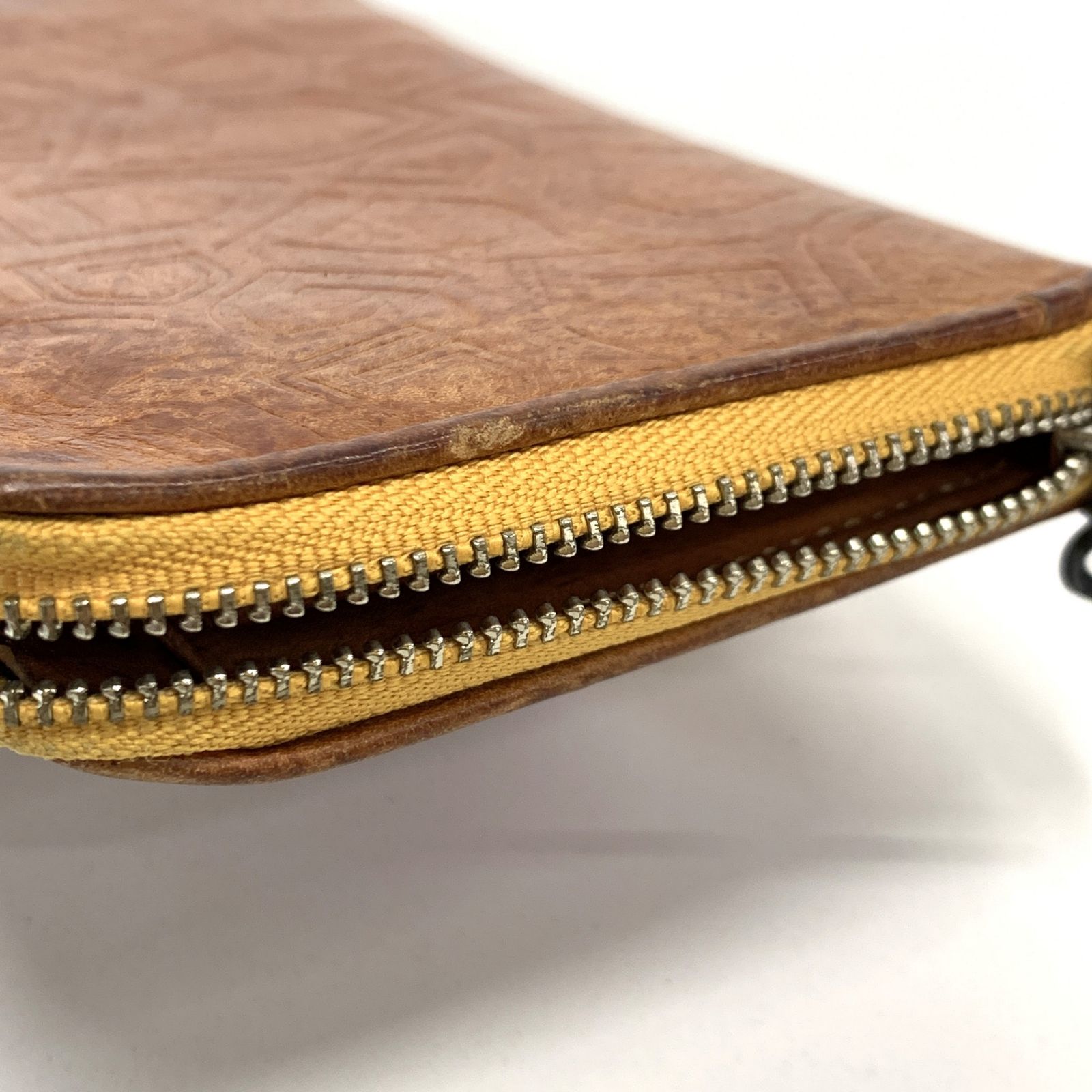 GARNI ガルニ 長財布 レザーロングウォレット Gロゴ刻印 ラウンド