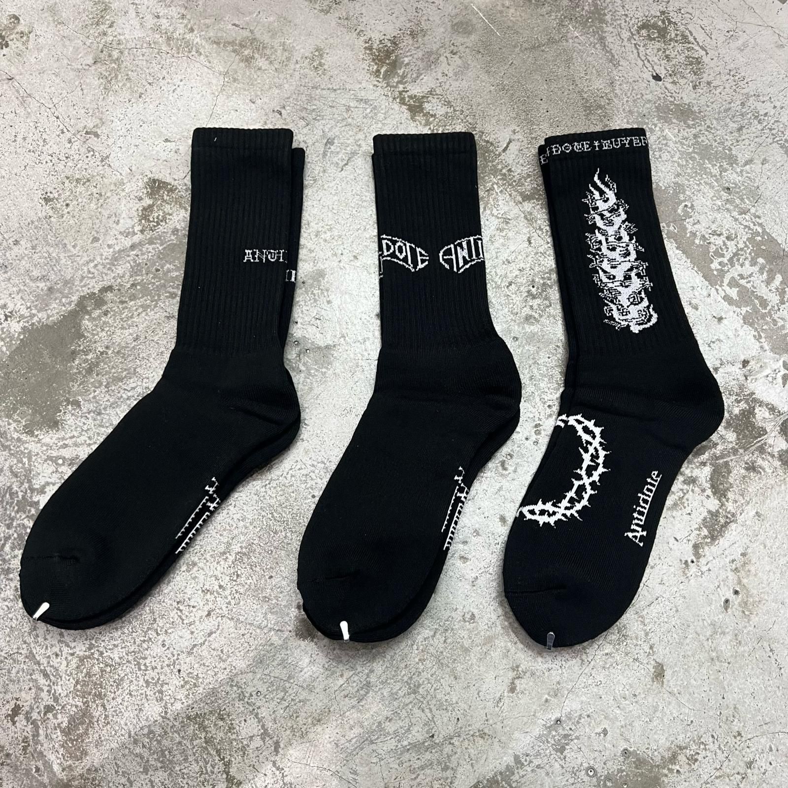 参考上代11000円 未使用 ANTIDOTE BUYERS CLUB 3 Pack Socks ソックス