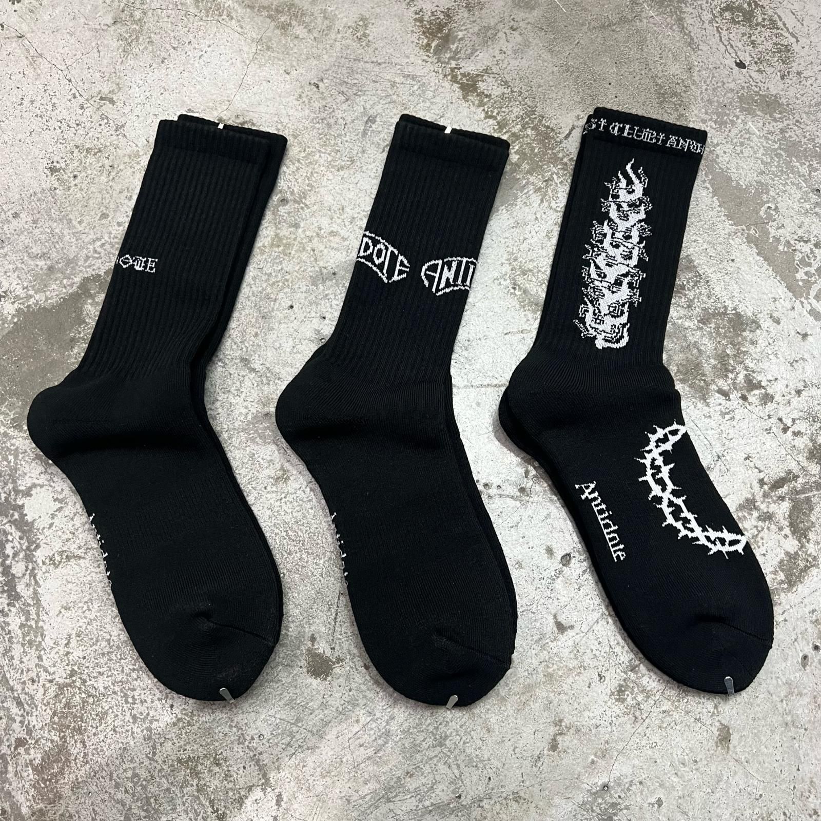 参考上代11000円 未使用 ANTIDOTE BUYERS CLUB 3 Pack Socks ソックス