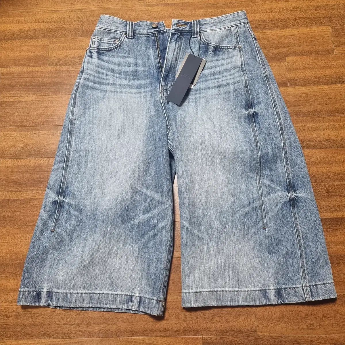 46 Juun.J 26SS コレクション 꼼비네종 SIGNAL シグナル デニム C컬 8分 パンツ