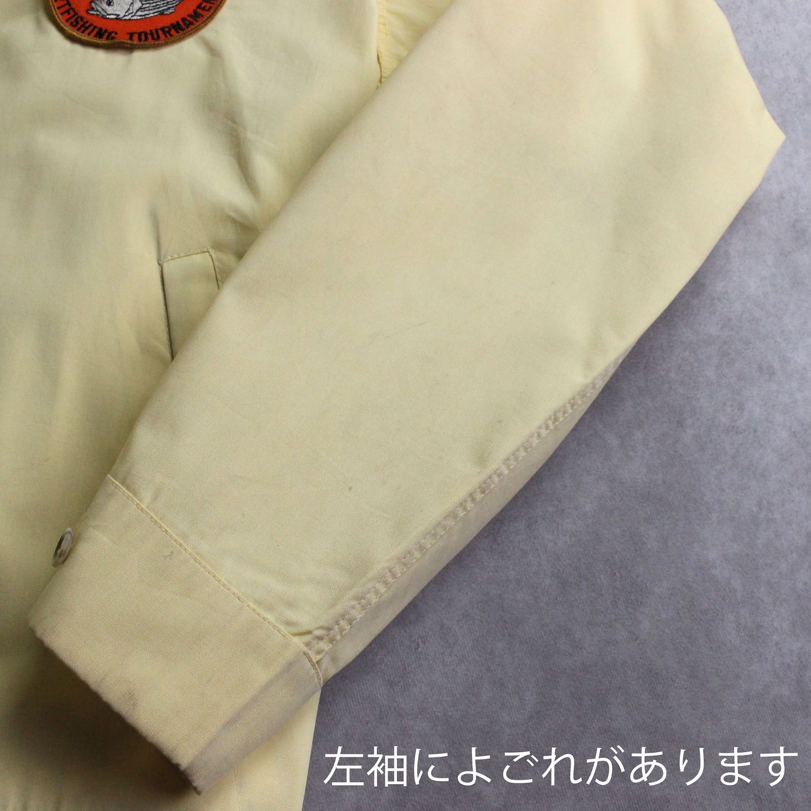70s LONDON FOG 春夏 ビンテージ ブルゾン ワッペン付き SIZE42