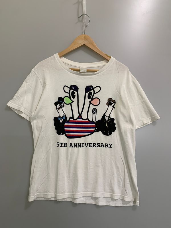 【現状渡し品】 NUMBER (N)INE エヌエヌバイナンバーナイン 5TH ANNIVERSARY TEE Tシャツ トップス 【140-260516-zi-16-min】