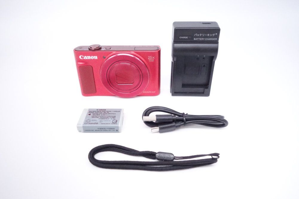 【極上品】キヤノン Canon コンパクトデジタルカメラ PowerShot SX620 HS レッド [W2605018A]
