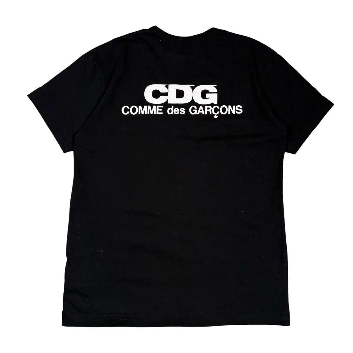 COMME des GARÇONS ブラック 半袖シャツ CDG コム・デ・ギャルソン CDG ブラック 半袖 Tシャツ - メルカリ