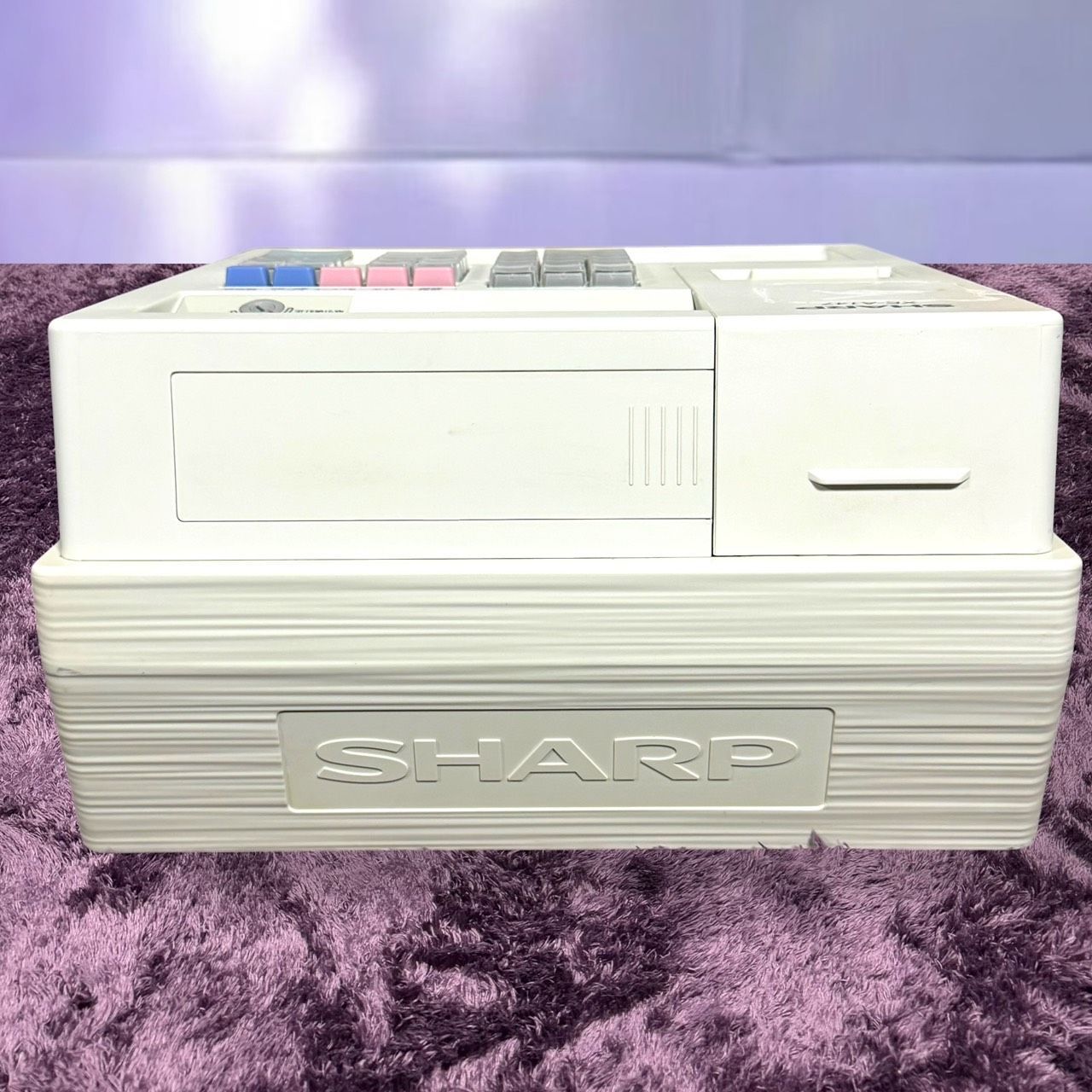 ☆動作品 送料無料 SHARP シャープ XE-A147 W ホワイト系 電子レジスタ