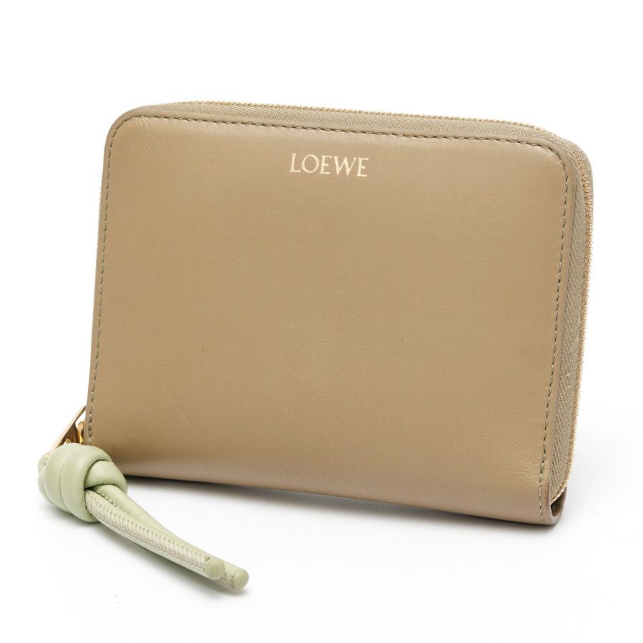 ロエベ / LOEWE ノット コンパクト ジップウォレット / ラウンド