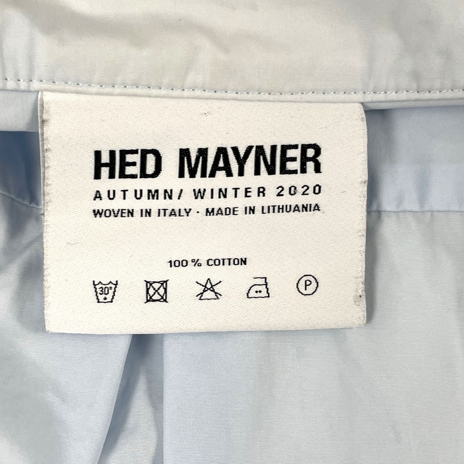 HED MAYNER / ノーカラービッグシャツ 20AW SIZE:S - メルカリ