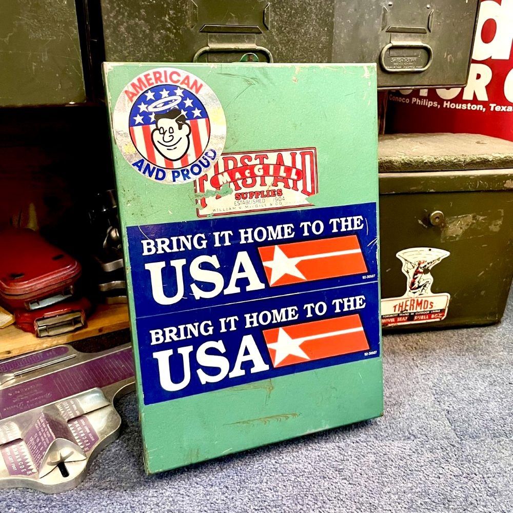 【中身有り】ヴィンテージ 救急箱 First Aid メタルキャビネット / キャビネット USA スチールボックス 医療 ガレージ アメリカン雑貨