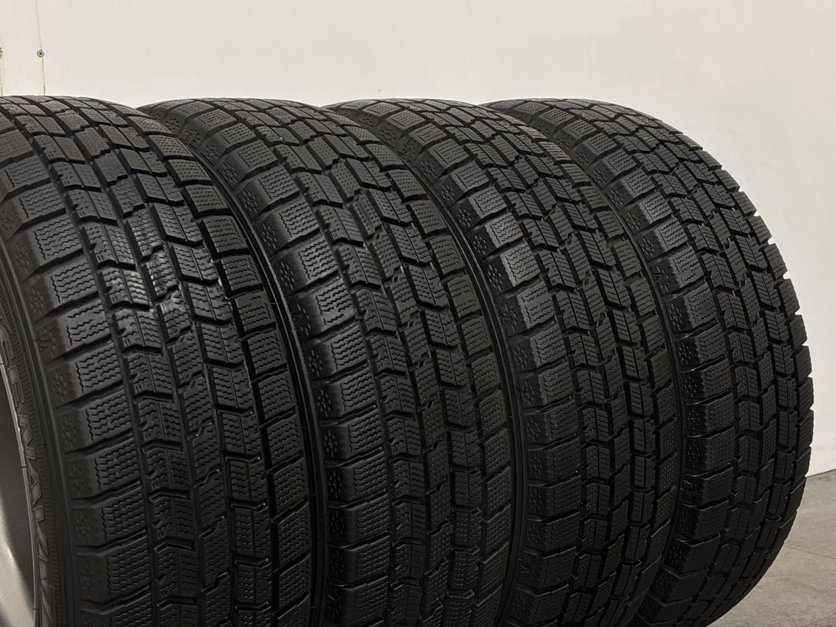 美品 バリ溝】Z-meist MS6 15in 5.5J +43 PCD100 グッドイヤー アイス