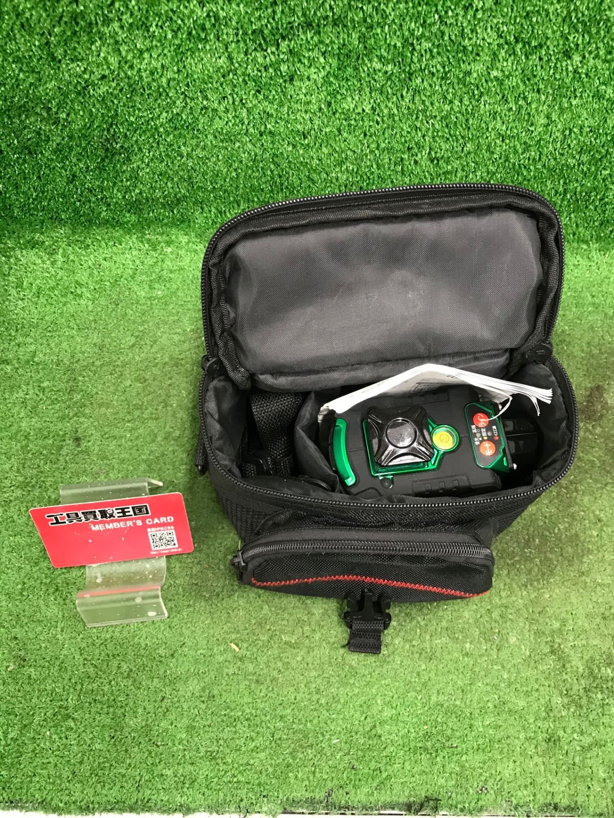 【中古品】【0918】★MAX グリーンレーザー墨出し器 LA-C51DG(HR)　IT0RWB6LSAD6