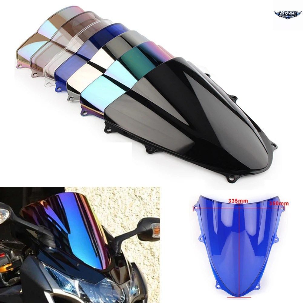 オートバイ用ダブルバブルウインドシールドディフレクタープロテクターウインドスクリーン GSXR1000 GSX-R K9 2009-2016 2014 2015