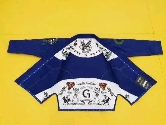 *200着限定モデル* GRIPS オールドスクール 柔術 Jiu-Jitsu 柔道着 ブルー