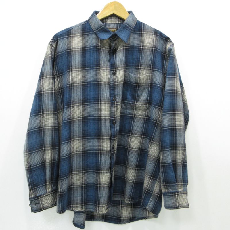 【三重本店】 中古 AGE OLD ｜ エイジオールド OPEN COLLAR SHIRT 長袖オープンカラーシャツ ブルー サイズ：L 【101】