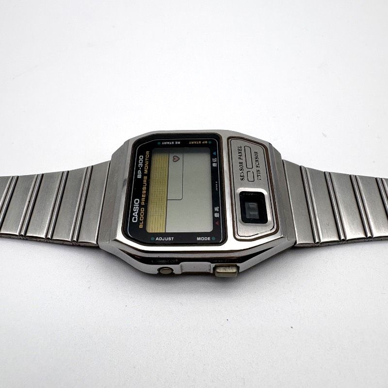 ジャンク/不動】CASIO BP-300 デジタル腕時計 VHS付き BPシリーズ