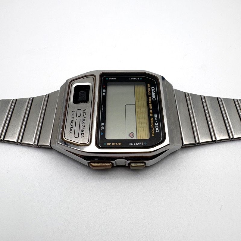 ジャンク/不動】CASIO BP-300 デジタル腕時計 VHS付き BPシリーズ ジャンク/不動】CASIO BP-300 デジタル腕時計 VHS付き BPシリーズ