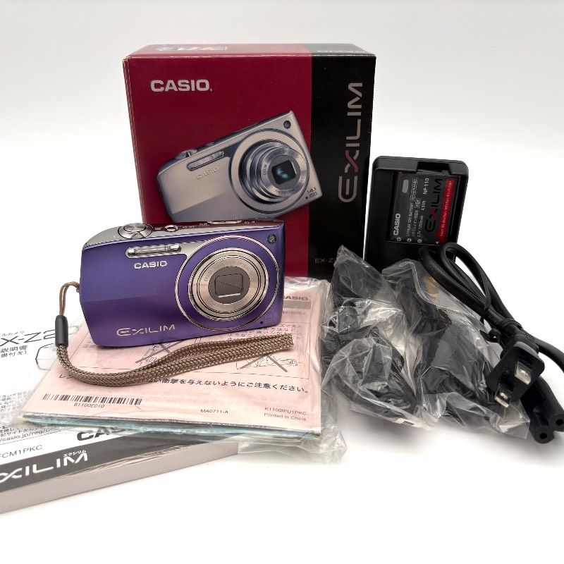 【本体美品】CASIO EXILIM EX-Z2000VT パープル 1410万画素 光学5倍ズーム 広角26mm EXILIM エクシリム コンデジ 元箱付
