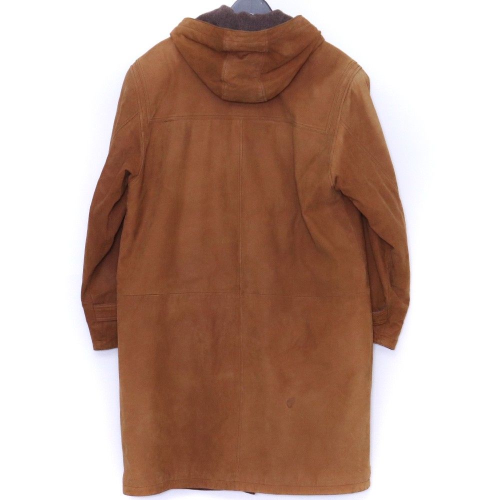 CHAPS RALPH LAUREN ヌバックレザーダッフルコート Lサイズ ブラウン D