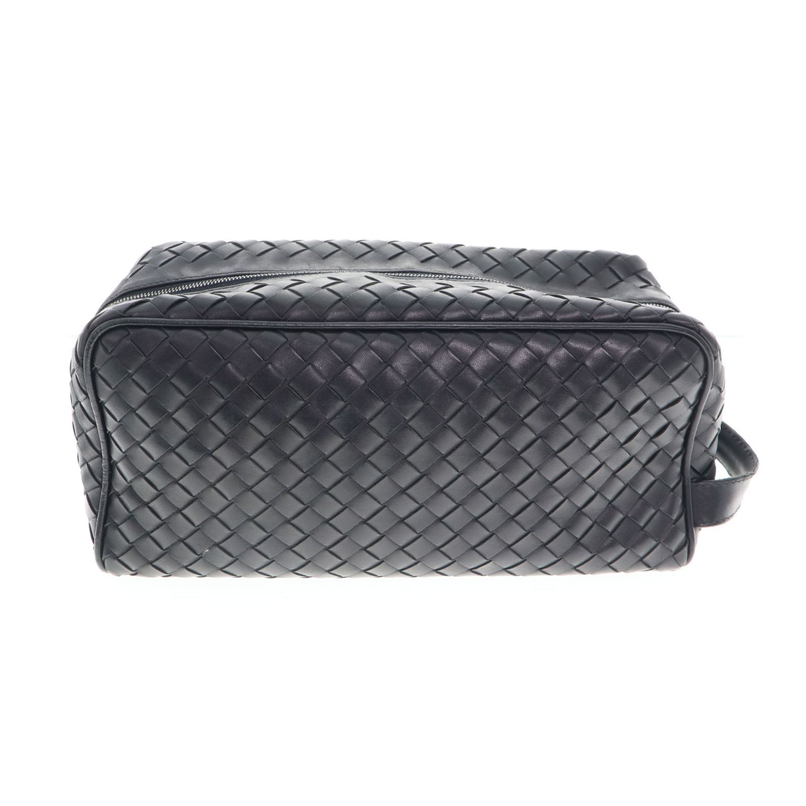 【中古】BOTTEGA VENETA ボッテガヴェネタ 174361 クラッチバッグ イントレチャート レディース メンズ ブラック ブランド