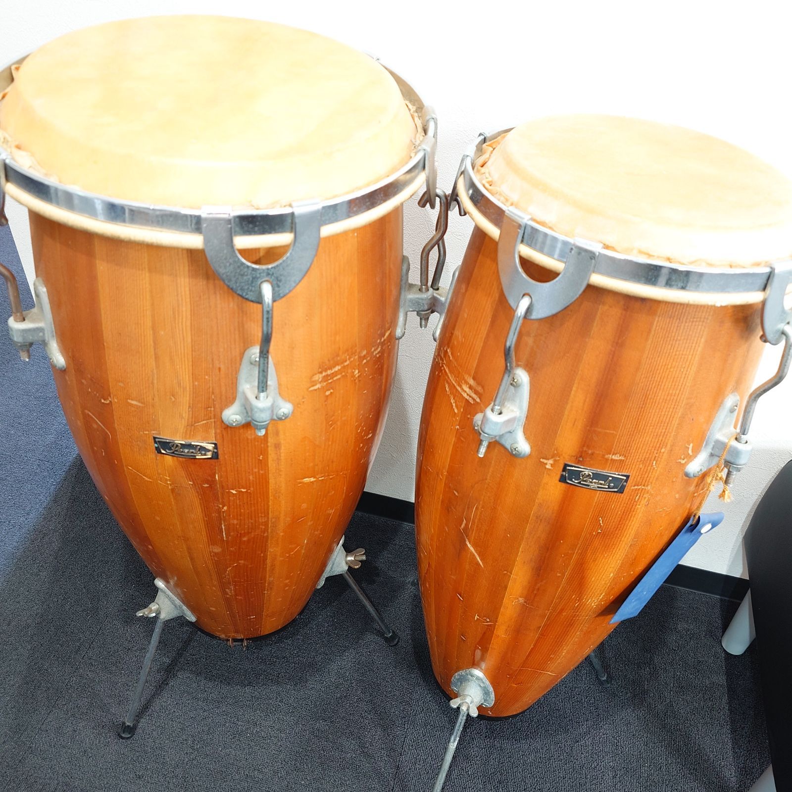 Pearl コンガ ペア 木製 中古】Pearl コンガセット - メルカリ