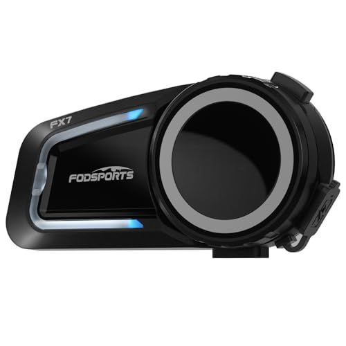 FODSPORTS バイク インカム FX7 メッシュ通信 インカム デュアルチップ 音楽聴きながら通話 8人同時通話 HIFI音質 ワンタッチ全部接続 通信自動復帰 音楽共有 FMラジオ IP67防水 CVC&ENCノイズキャンセリング 異 aa705dd8