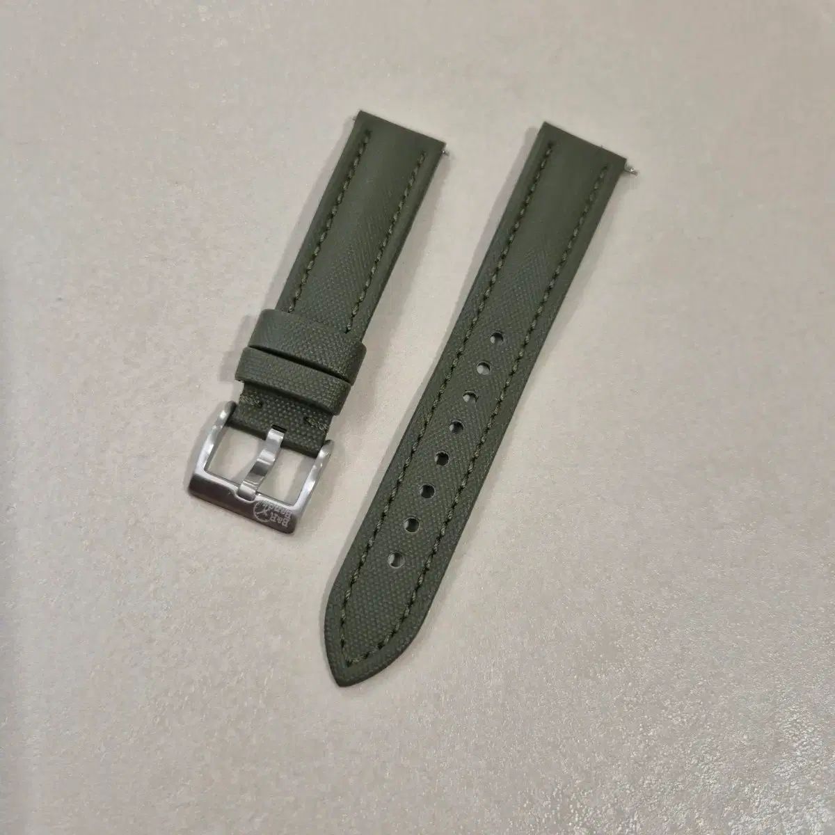B&R Bands セールクロス ストラップ オリーブ 20mm