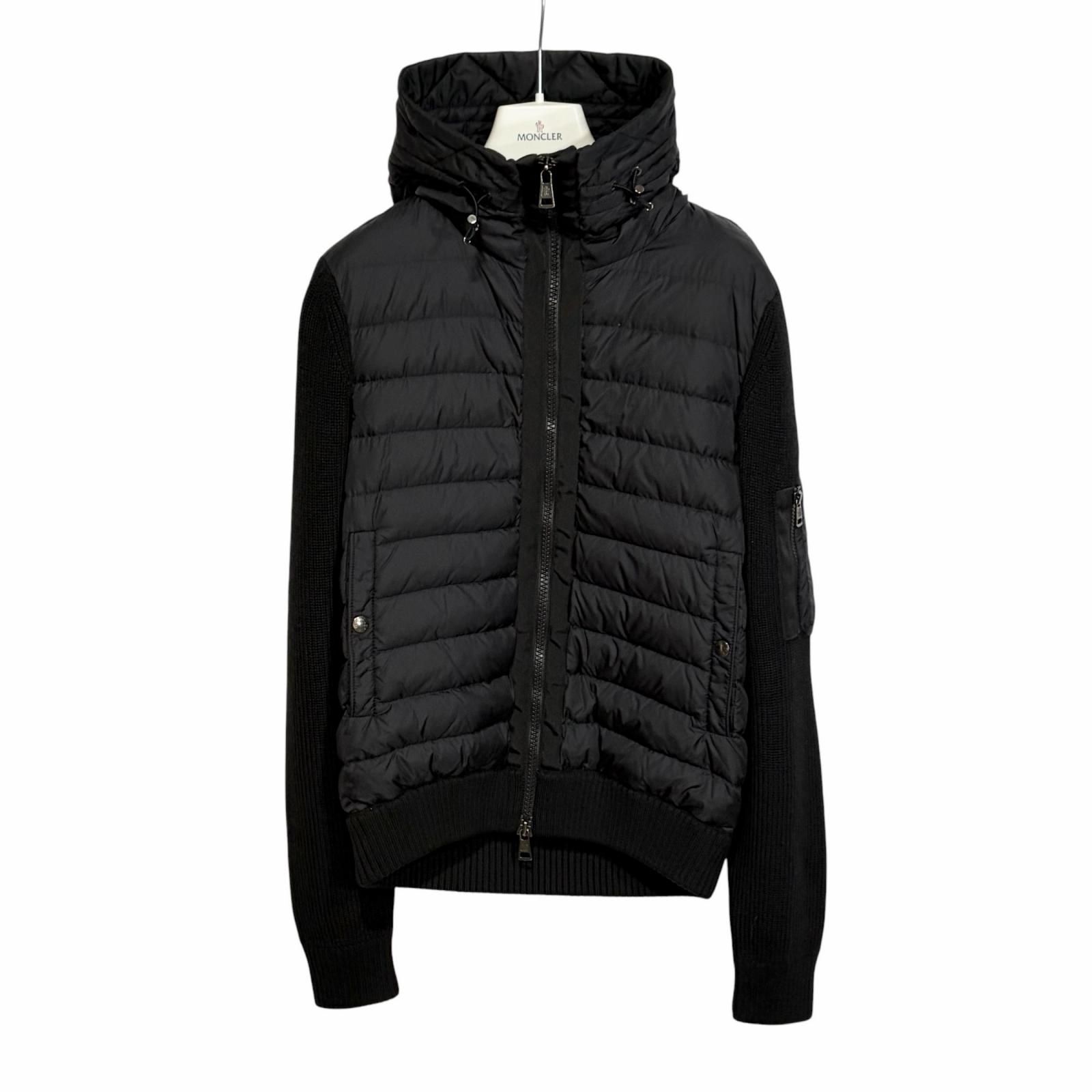 MONCLER/M /ブラック /ダウンニット /型番C20919402800 - メルカリ