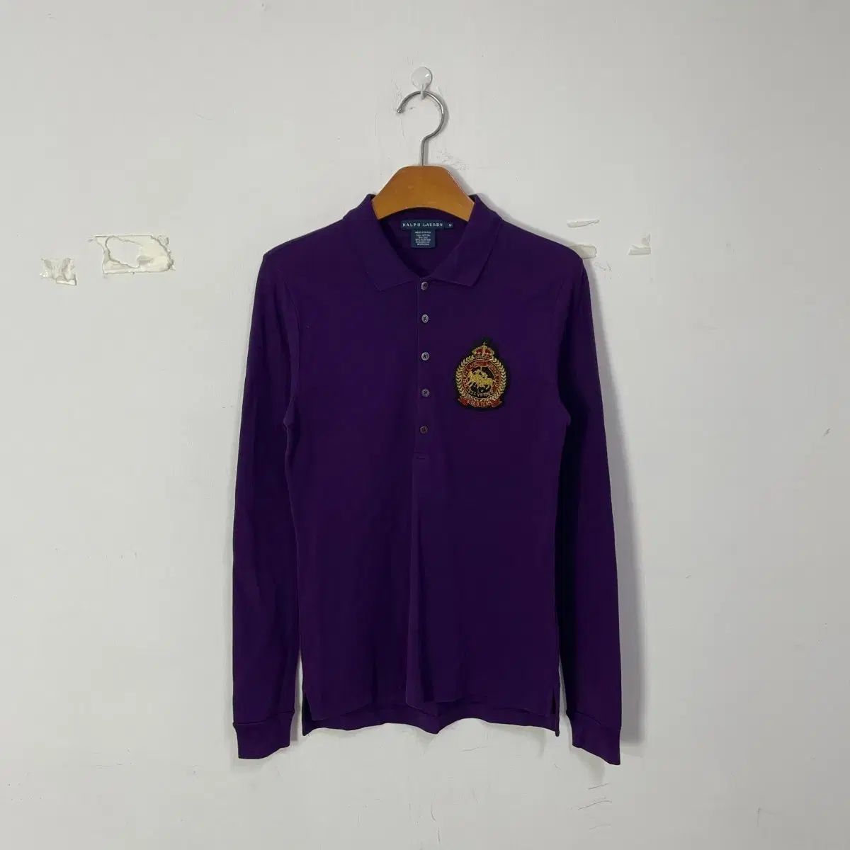 POLO RALPH LAUREN(ポロラルフローレン) 長袖 カラーTシャツ パープル