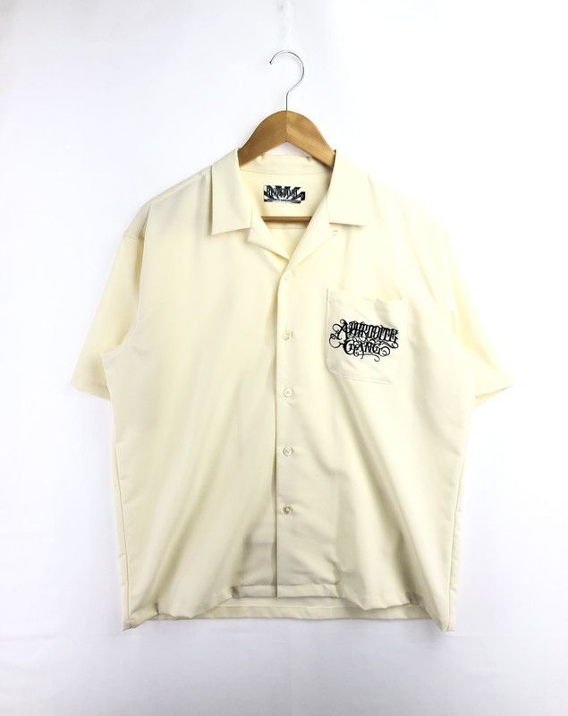【中古品】 BUDSPOOL バッズプール CLASSIC LOGO S/S OPEN COLLAR SHIRT オープンカラーシャツ 半袖シャツ 【142-260516-na-13-tagh】