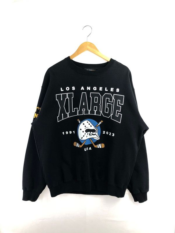 【中古品】 XLARGE エクストララージ HOCKEY CREWNECK SWEAT 101231012004 ホッケー クルーネック スウェット トレーナー 【150-260516-na-18-tagh】