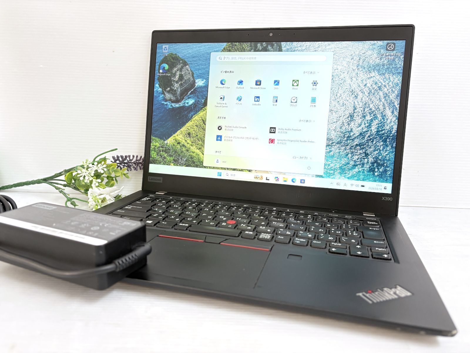 バッテリー良好】Lenovo ThinkPad X390 20Q1-S3TS00『Core i5(8265U