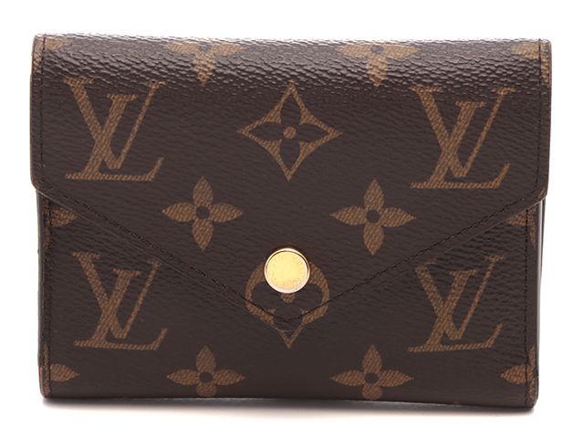 LOUIS VUITTON ルイ・ヴィトン ポルトフォイユ・ヴィクトリーヌ モノグラム フューシャ M41938 レディース【中古】【430】