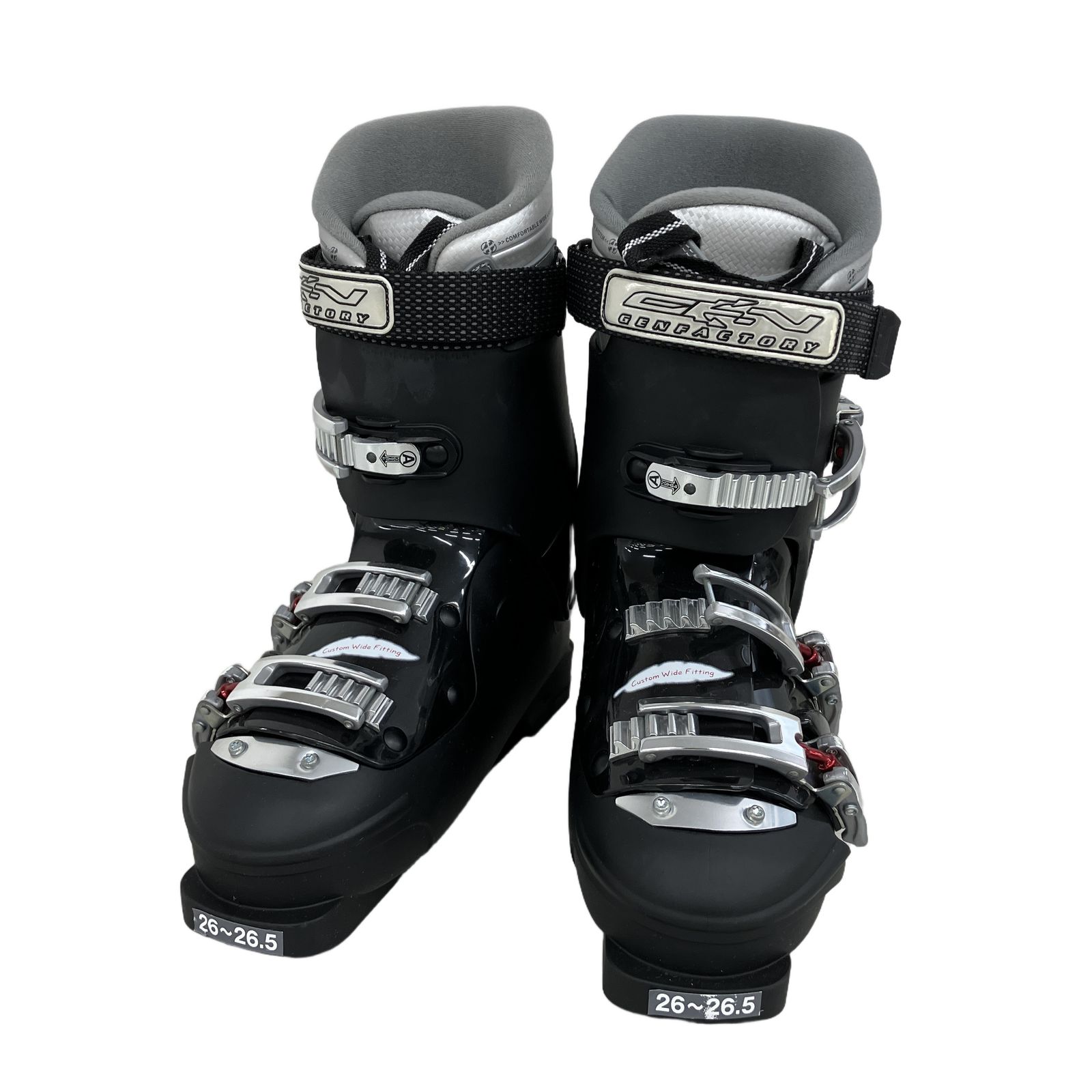 ゲンファクトリー CARVE7.7 26-26.5cm スキーブーツ 中古 K11239227